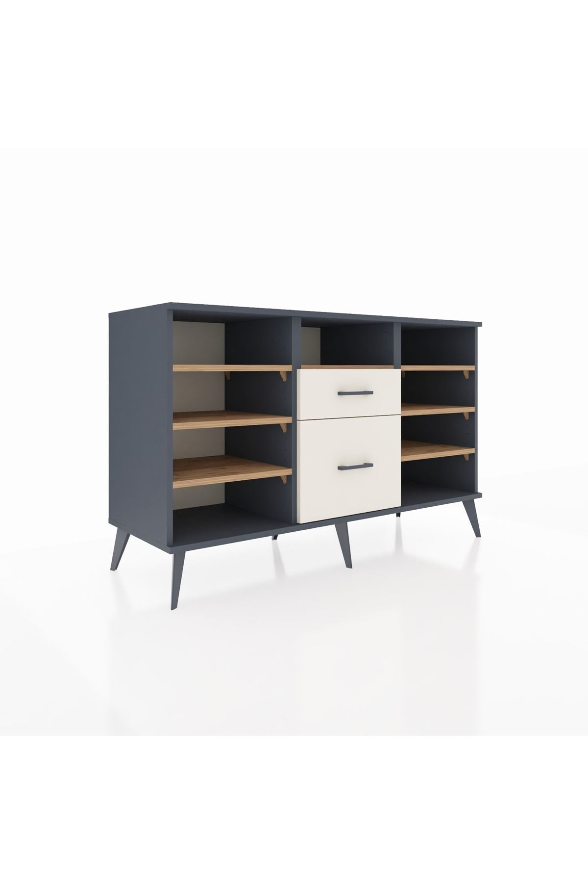 Kronos Konsol 7 Raflı 2 Çekmeceli 132x59x83 - S606M013V10C