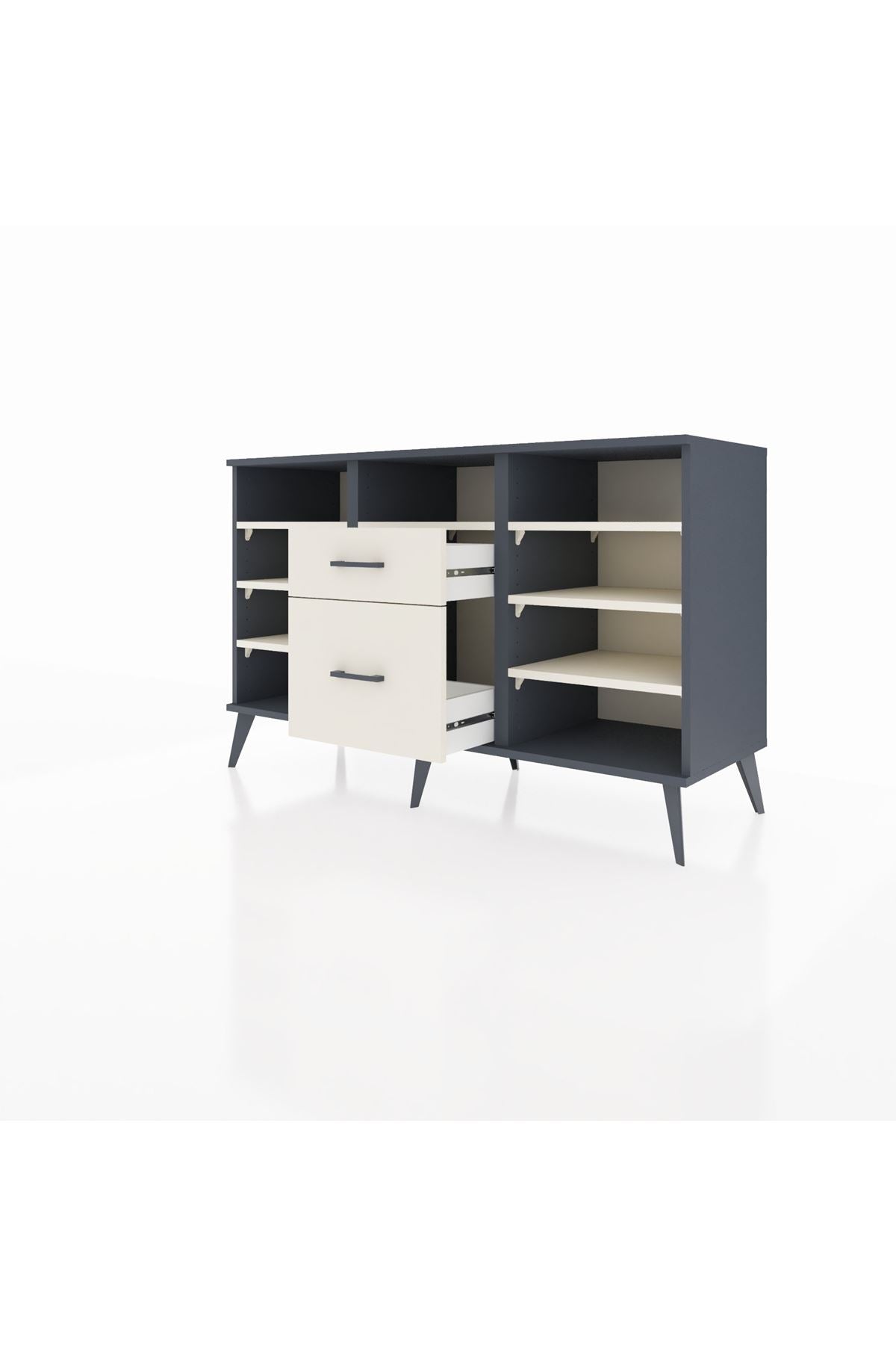 Kronos Konsol 7 Raflı 2 Çekmeceli 132x59x83 - S606M013V13C