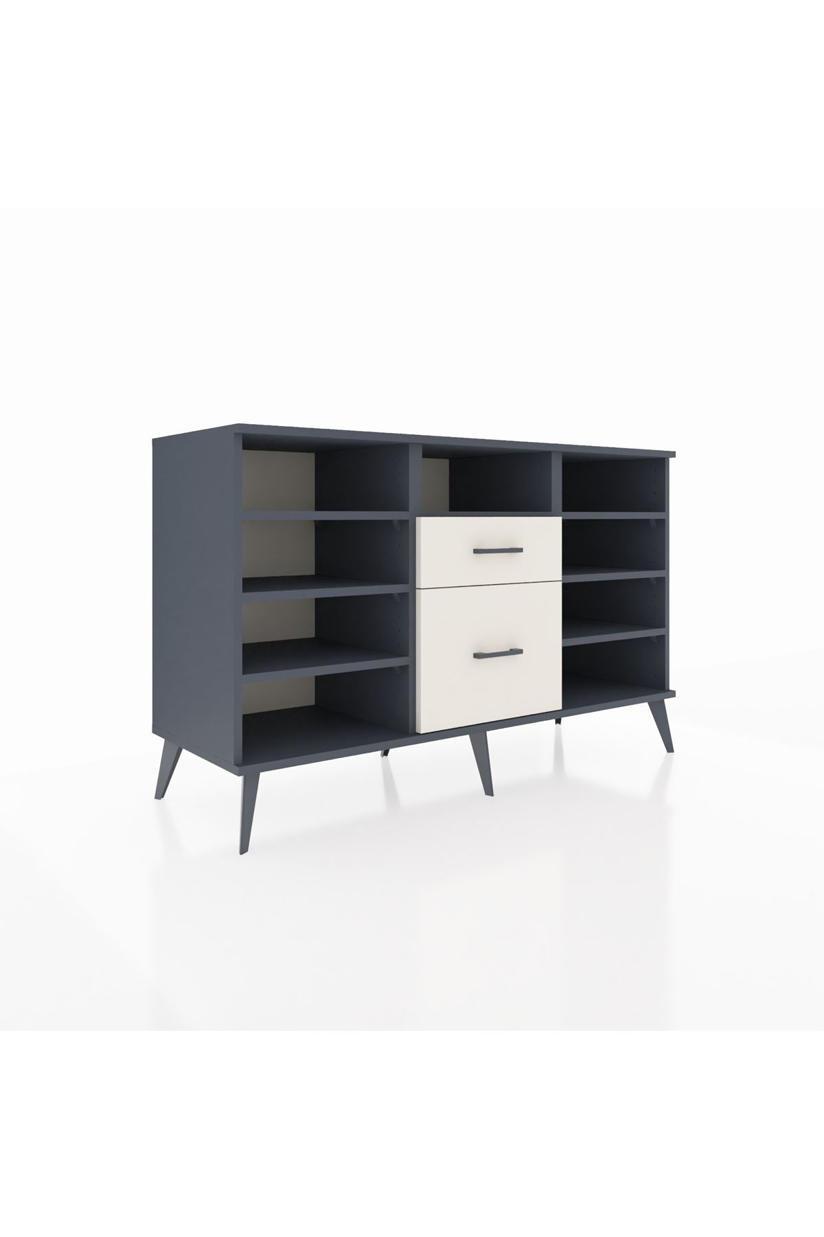Kronos Konsol 7 Raflı 2 Çekmeceli 132x59x83 - S606M013V16C