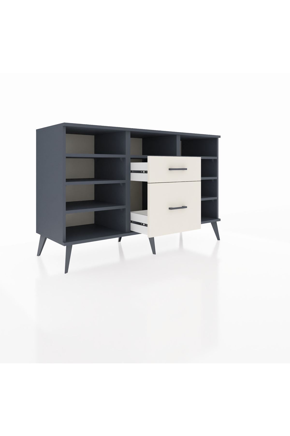 Kronos Konsol 7 Raflı 2 Çekmeceli 132x59x83 - S606M013V16C