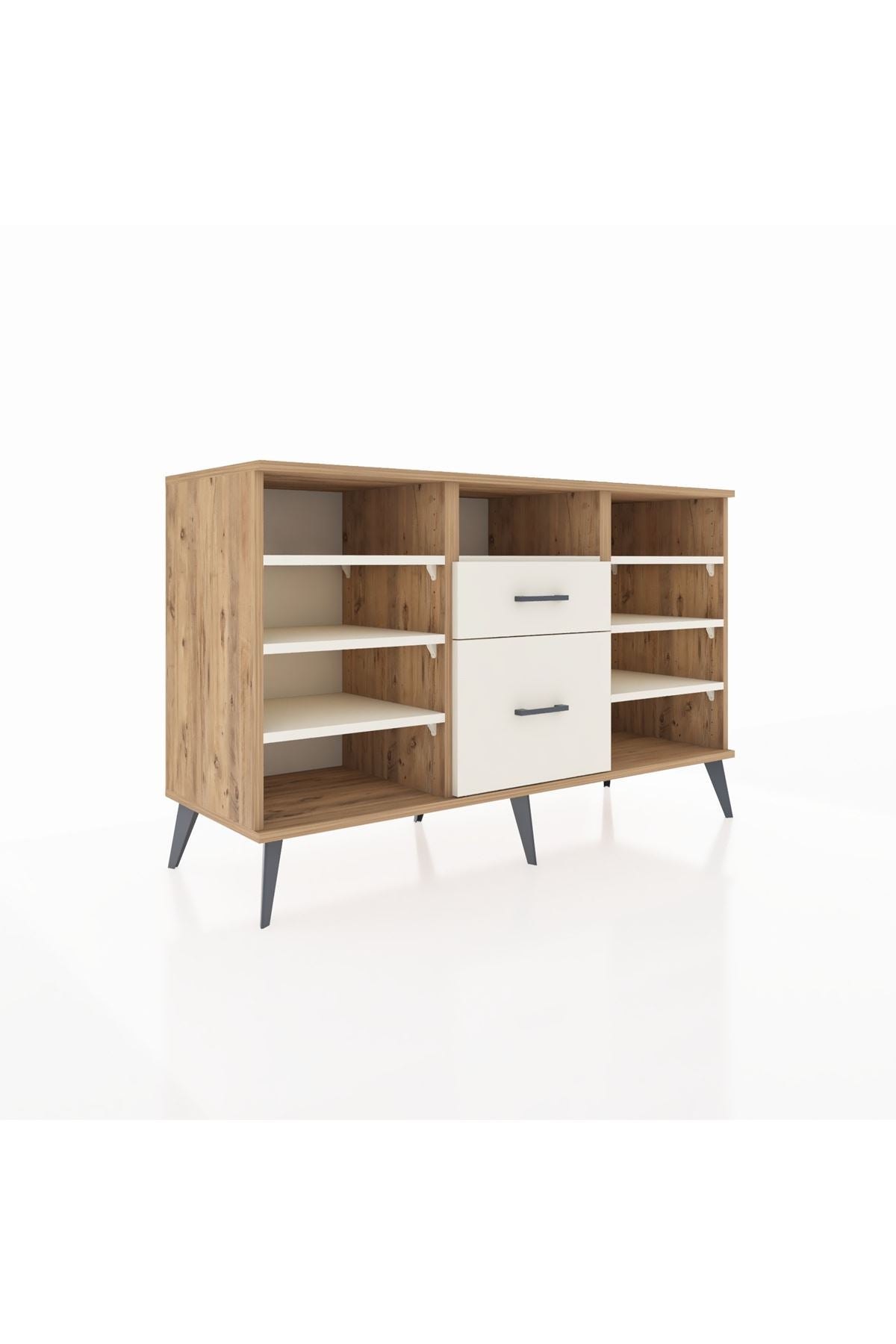 Kronos Konsol 7 Raflı 2 Çekmeceli 132x59x83 - S606M013V22C