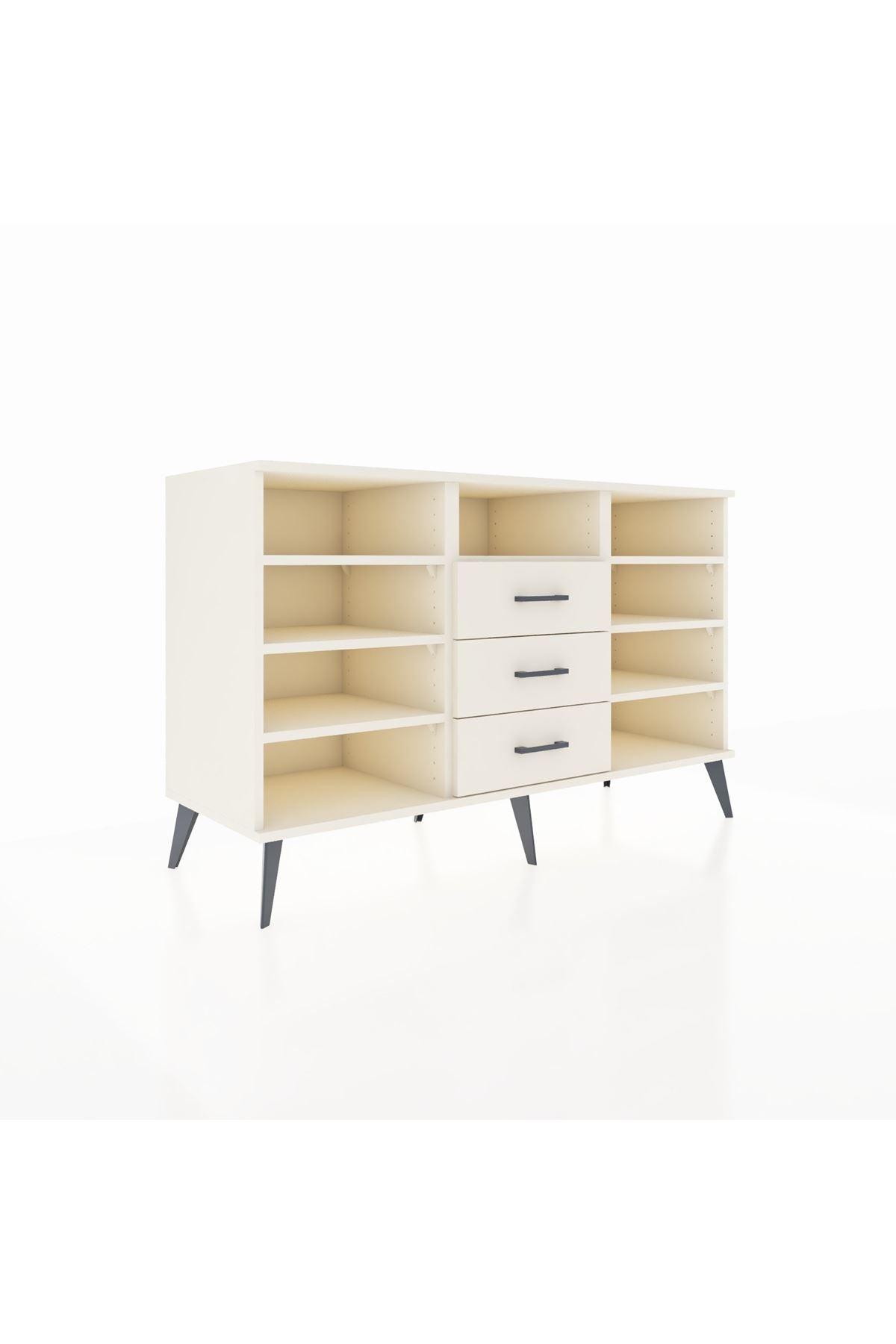 Kronos Konsol 7 Raflı 3 Çekmeceli 132x59x83 - S606M014V04C
