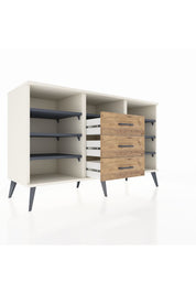 Kronos Konsol 7 Raflı 3 Çekmeceli 132x59x83 - S606M014V09C
