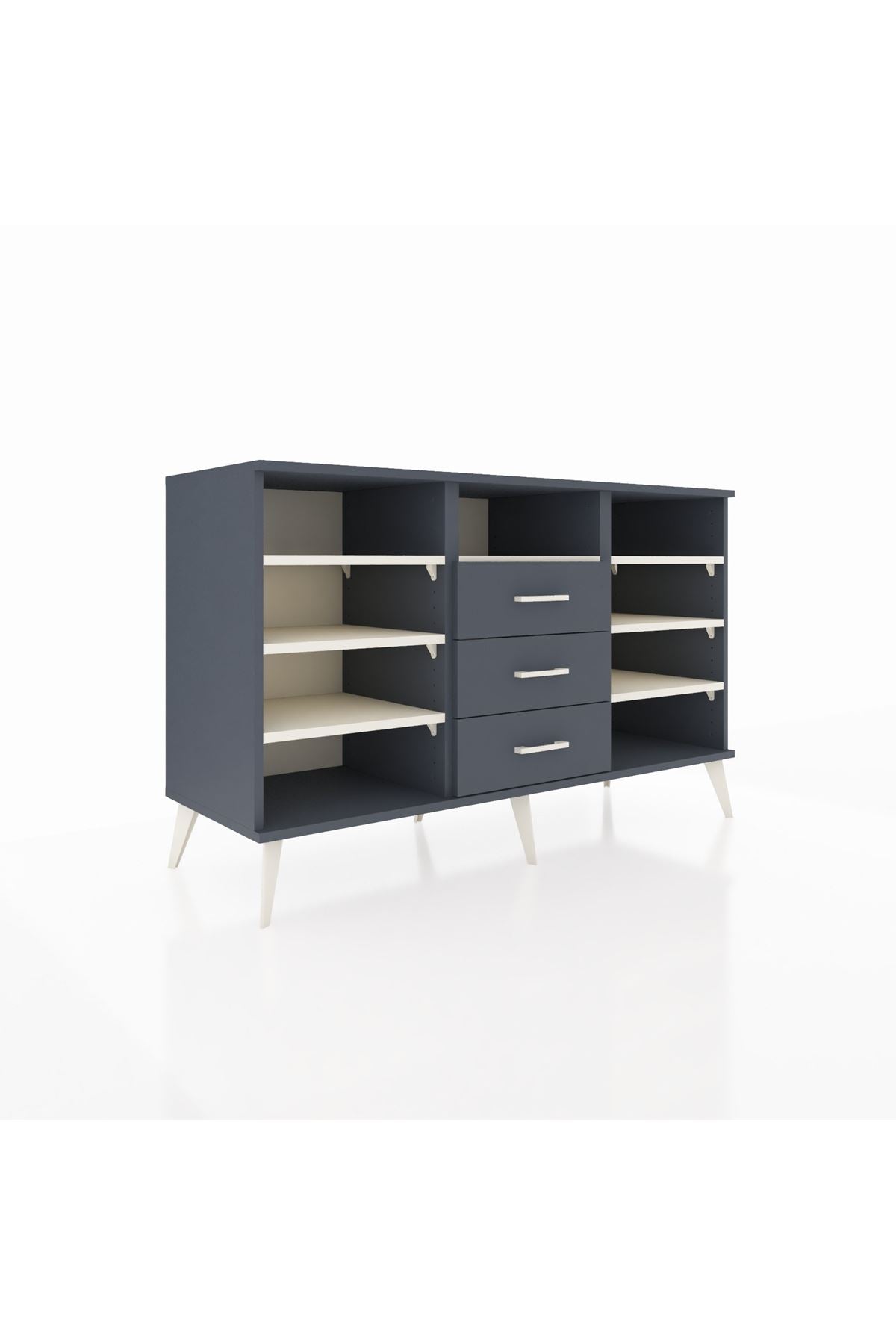 Kronos Konsol 7 Raflı 3 Çekmeceli 132x59x83 - S606M014V14C