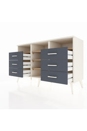 Kronos Konsol 5 Raflı 6 Çekmeceli 132x59x83 - S606M015V02C