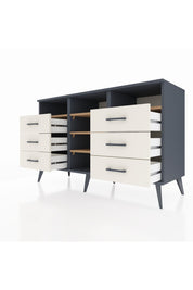Kronos Konsol 5 Raflı 6 Çekmeceli 132x59x83 - S606M015V10C