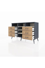 Kronos Konsol 5 Raflı 6 Çekmeceli 132x59x83 - S606M015V15C