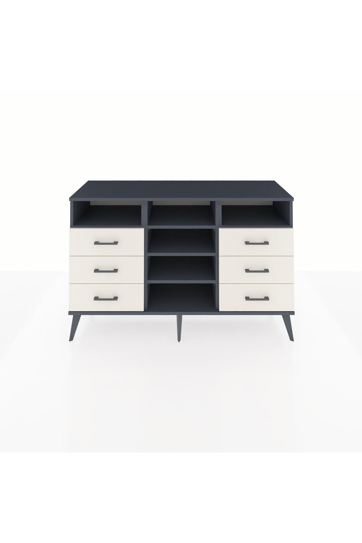 Kronos Konsol 5 Raflı 6 Çekmeceli 132x59x83 - S606M015V16C