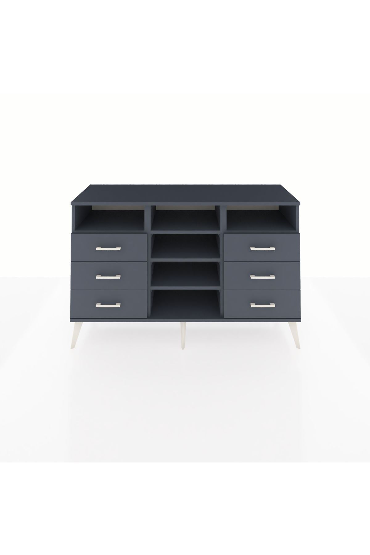Kronos Konsol 5 Raflı 6 Çekmeceli 132x59x83 - S606M015V17C