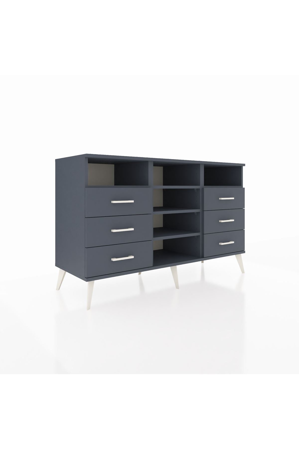 Kronos Konsol 5 Raflı 6 Çekmeceli 132x59x83 - S606M015V17C