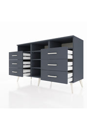 Kronos Konsol 5 Raflı 6 Çekmeceli 132x59x83 - S606M015V17C