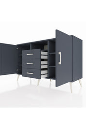 Kronos Konsol 5 Raflı 3 Çekmeceli 2 Kapaklı 132x59x83 - S606M018V17C