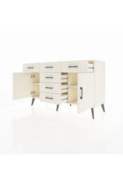 Kronos Konsol 2 Raflı 6 Çekmeceli 2 Kapaklı 132x59x83 - S606M020V04C