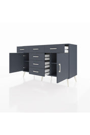 Kronos Konsol 2 Raflı 6 Çekmeceli 2 Kapaklı 132x59x83 - S606M020V17C