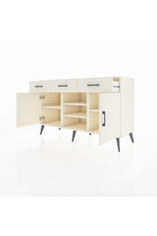 Kronos Konsol 4 Raflı 3 Çekmeceli 2 Kapaklı 132x59x83 - S606M021V04C