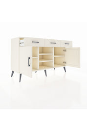 Kronos Konsol 4 Raflı 3 Çekmeceli 2 Kapaklı 132x59x83 - S606M021V04C