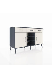 Kronos Konsol 4 Raflı 3 Çekmeceli 2 Kapaklı 132x59x83 - S606M021V13C