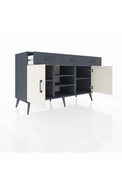 Kronos Konsol 4 Raflı 3 Çekmeceli 2 Kapaklı 132x59x83 - S606M021V14C