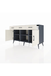 Kronos Konsol 3 Raflı 3 Çekmeceli 3 Kapaklı 132x59x83 - S606M022V13C