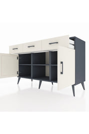 Kronos Konsol 3 Raflı 3 Çekmeceli 3 Kapaklı 132x59x83 - S606M022V13C