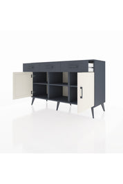 Kronos Konsol 3 Raflı 3 Çekmeceli 3 Kapaklı 132x59x83 - S606M022V14C