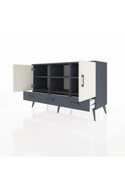 Kronos Konsol 6 Raflı 3 Çekmeceli 3 Kapaklı 132x59x83 - S606M023V14C