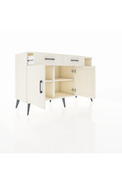 Kronos Konsol 5 Raflı 2 Çekmeceli 2 Kapaklı 132x59x83 - S606M024V04C