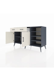 Kronos Konsol 5 Raflı 2 Çekmeceli 2 Kapaklı 132x59x83 - S606M024V13C