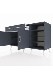 Kronos Konsol 5 Raflı 2 Çekmeceli 2 Kapaklı 132x59x83 - S606M024V17C