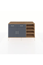 Kronos Konsol 5 Raflı 2 Çekmeceli 2 Kapaklı 132x59x83 - S606M024V26C