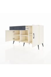 Kronos Konsol 3 Raflı 2 Çekmeceli 3 Kapaklı 132x59x83 - S606M025V05C