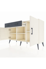 Kronos Konsol 3 Raflı 2 Çekmeceli 3 Kapaklı 132x59x83 - S606M025V05C