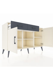 Kronos Konsol 3 Raflı 2 Çekmeceli 3 Kapaklı 132x59x83 - S606M025V05C