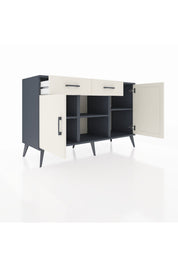 Kronos Konsol 3 Raflı 2 Çekmeceli 3 Kapaklı 132x59x83 - S606M025V13C