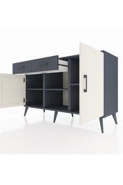 Kronos Konsol 3 Raflı 2 Çekmeceli 3 Kapaklı 132x59x83 - S606M025V14C