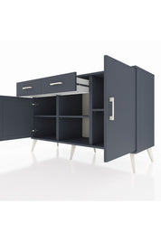 Kronos Konsol 3 Raflı 2 Çekmeceli 3 Kapaklı 132x59x83 - S606M025V17C