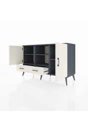 Kronos Konsol 5 Raflı 2 Çekmeceli 3 Kapaklı 132x59x83 - S606M026V13C