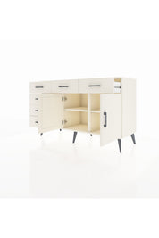 Kronos Konsol 2 Raflı 6 Çekmeceli 2 Kapaklı 132x59x83 - S606M028V04C