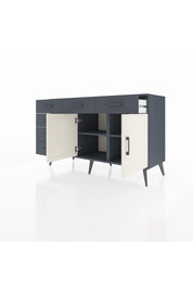 Kronos Konsol 2 Raflı 6 Çekmeceli 2 Kapaklı 132x59x83 - S606M028V14C