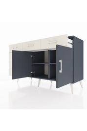 Kronos Konsol 2 Raflı 6 Çekmeceli 2 Kapaklı 132x59x83 - S606M028V16C