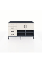 Kronos Konsol 4 Raflı 4 Çekmeceli 2 Kapaklı 132x59x83 - S606M031V13C