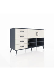 Kronos Konsol 4 Raflı 4 Çekmeceli 2 Kapaklı 132x59x83 - S606M031V13C