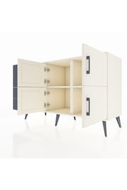 Kronos Konsol 2 Raflı 4 Çekmeceli 4 Kapaklı 132x59x83 - S606M032V05C