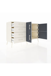 Kronos Konsol 2 Raflı 4 Çekmeceli 4 Kapaklı 132x59x83 - S606M032V07C