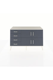 Kronos Konsol 2 Raflı 4 Çekmeceli 4 Kapaklı 132x59x83 - S606M032V08C