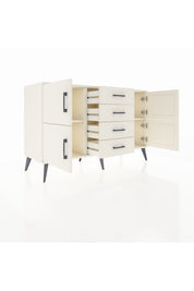Kronos Konsol 2 Raflı 4 Çekmeceli 4 Kapaklı 132x59x83 - S606M033V04C