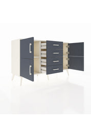 Kronos Konsol 2 Raflı 4 Çekmeceli 4 Kapaklı 132x59x83 - S606M033V08C