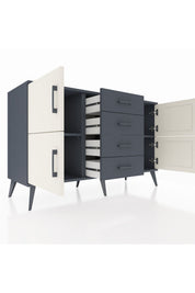 Kronos Konsol 2 Raflı 4 Çekmeceli 4 Kapaklı 132x59x83 - S606M033V14C