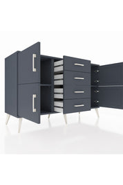 Kronos Konsol 2 Raflı 4 Çekmeceli 4 Kapaklı 132x59x83 - S606M033V17C