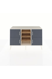 Kronos Konsol 5 Raflı 4 Kapaklı 132x59x83 - S606M034V09C